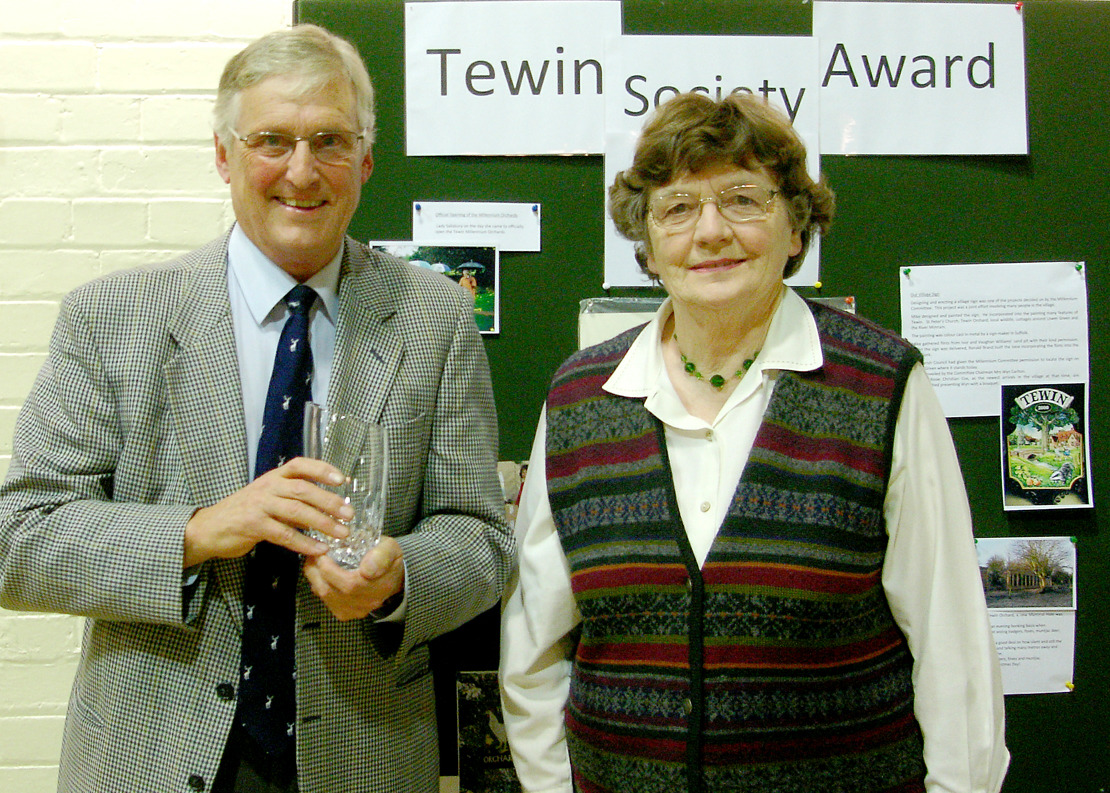 003 Tewin Society award 2014